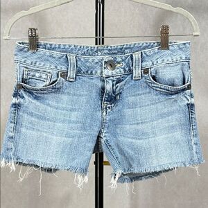Guess Jeans Low-Rise Daredevil Cut-off Shorts